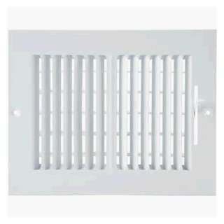   Ceiling Or Sidewall Diffuser, 6X8 WHT WALL REGISTER