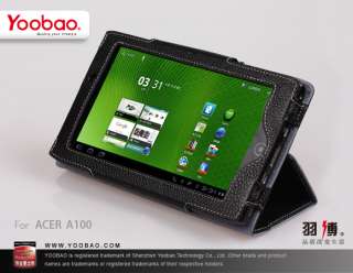   Slim Genuine Leather Stand Case Cover for Acer Iconia Tab 7 inch A100