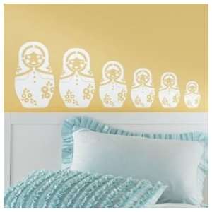   : Wall Decals: Kids Russian Doll Nesting Wall Decals: Home & Kitchen