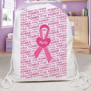   Personalized Breast Cancer Awareness Walk Sports Bag 