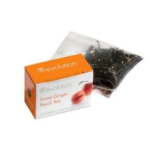 Revolution Sweet Ginger Peach Tea, 30 Count Tea Bags:  
