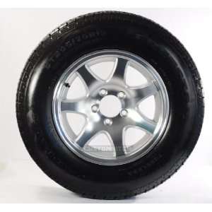   Trailer Tires & Rims ST205/75R15 205/75 15 15 5 Lug Aluminum 7 Spoke