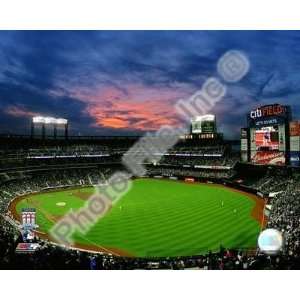   York Mets Citi Field Opening Game Night Shot 8x10: Sports Collectibles