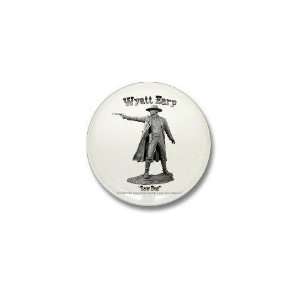  Wyatt Earp Art Mini Button by  Patio, Lawn 