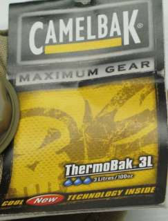   ThermoBak 3L 100oz Hydration Water Desert Camo Hunting Carrier Pouch