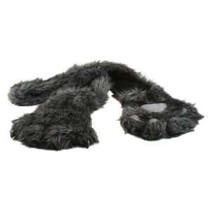  Furry Bear Paw Scarf and Glove Combo Grey: Everything Else