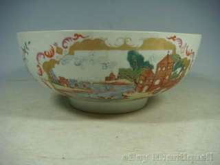 Rare chinese export famille rose porcelain bowl  