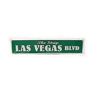  Las Vegas Strip Metal Sign 5 x 24 inches Health 
