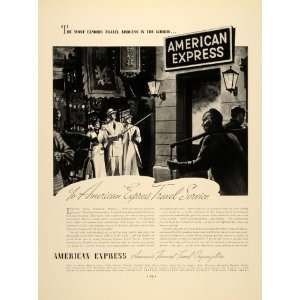  1937 Ad American Express Travel Checks Hotel Bombay 