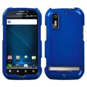 Motorola MB855 Photon 4G Electrify Solid Dr Blue Phone Protector Cover 