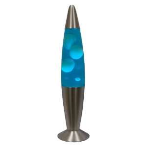   Lava Lamps   16.25 Tall   White Wax With Blue Liquid: Everything Else