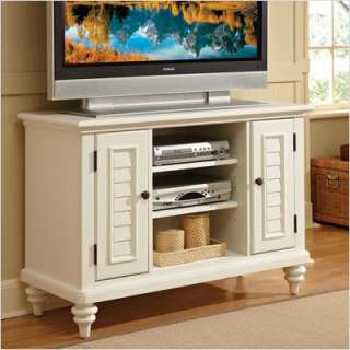 Home Styles Bermuda 44 TV Stand in White 88 5543 09 095385817114 