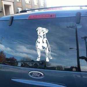  American Staffordshire Terrier Dog vinyl decal lg 