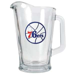    Philadelphia 76ers 60 Oz. NBA Glass Beer Pitcher