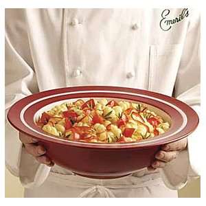  Emeril Very Berry Rimmed Serving Bowl, 8in: Home & Kitchen