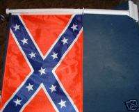 WINDOW STICK Confederate Flag Rebel CSA Battle Flag new  