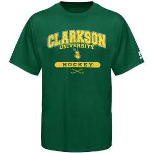  Russell Clarkson Golden Knights Green Hockey T shirt 