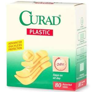  Curad Plastic Strips 3 4 Size 80