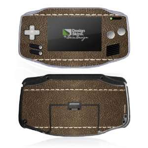   Nintendo Game Boy Advance   Brown Leather Design Folie: Electronics