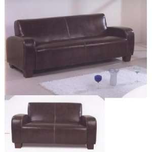  Becker Full Leather Sofa and Loveseat Set Becker Leather 