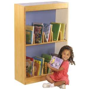   48H Wood Picture Book Single Face Adder Shelving Furniture & Decor