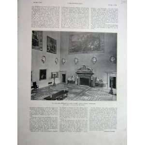    Big Hall DHercule Palace Farnese French Print 1930