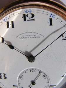 Reloj de A.Lange&Sohne Deutsche Uhrenfabrication Glashutte