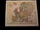 Europe c. 1780 Bowen nice folio engraved hand color map