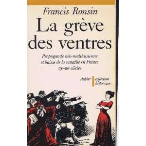   de la natalite en france 19° 20° siecle ronsin francis Books