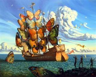 VLADIMIR KUSH   DEPARTURE OF THE WINGED SHIP   SIGNED NUMBERED 