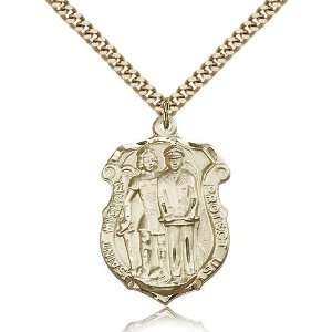 Filled St. Saint Michael the Archangel the Archangel Medal Pendant 1 1 