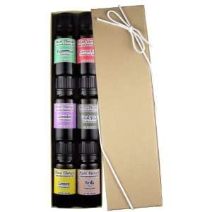  oil sampler gift set in box (set #4). 6 Oils  Includes 100% Pure 