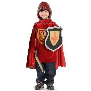  Sir Gallahad Medieval Knight Red/Gold Costume Child Medium 