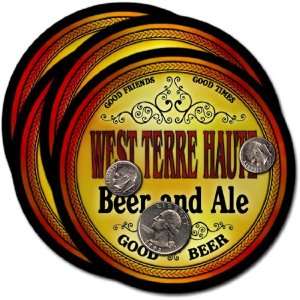  West Terre Haute , IN Beer & Ale Coasters   4pk 