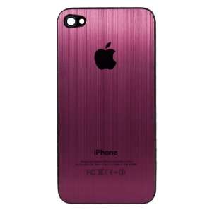  Apple Iphone 4 Brushed Pink Colored Metal Back Plate AT&T 