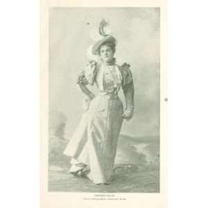  1897 Print Actress Frances Gaunt 
