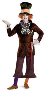 Mens Mad Hatter XL Alice in Wonderland Costume 42 46  