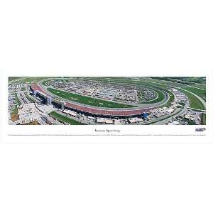  13.5 x 40 Kansas Speedway Panoramic Print Sports 