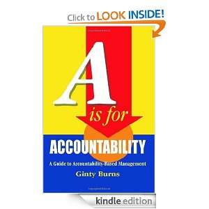   Accountability Based Management Ginty Burns  Kindle Store