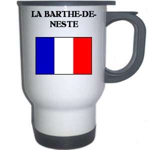  France   LA BARTHE DE NESTE White Stainless Steel Mug 