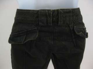 JOHN GALLIANO Dark Wash Black Brown Jeans Pants Size 4  