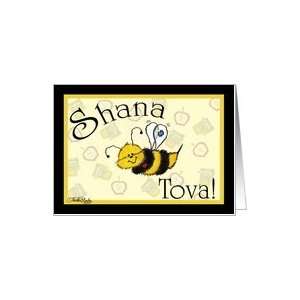 Rosh Hashanah Shana Tova Bee Card