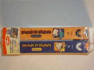 New 2 Rugrats VHS Movies Collectors Edition Decade in Diapers Bonus 