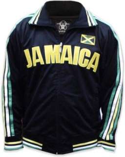  Jamaica International Olympic Soccer Track Jacket (Black 