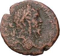 SEPTIMIUS SEVERUS 210AD Large AE As Genuine Ancient Roman Coin BRITAIN 