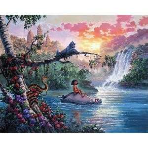   Jungle Book Disney Fine Art Giclee by Rodel Gonzales