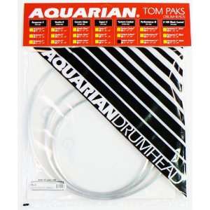 Aquarian Drumheads TC C Texture Coated Tom Pack 10,12, 16 inch