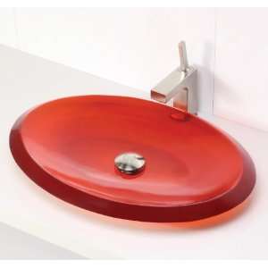   Oval Above Counter Resin Lavatory in Rage
