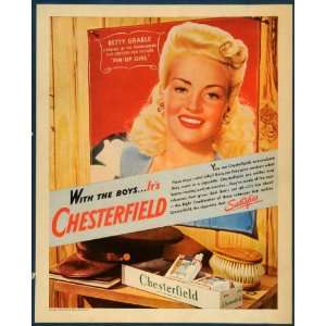   Ruth Betty Grable Pin up Girl   Original Print Ad