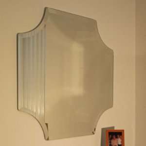 Spancraft Glass 221 3030 / 222 2436 Regency Scallop Frameless Mirror 